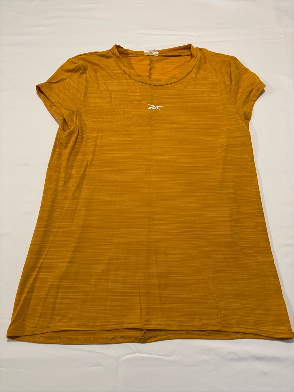 Reebok Women’s Short Sleeve Active Top - Mustard Yellow